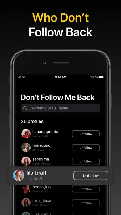 Followers Tracker - Reports screenshot 2