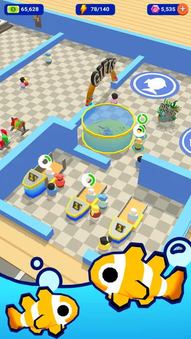 Idle Aquarium: Fish Tank Zoo screenshot 1