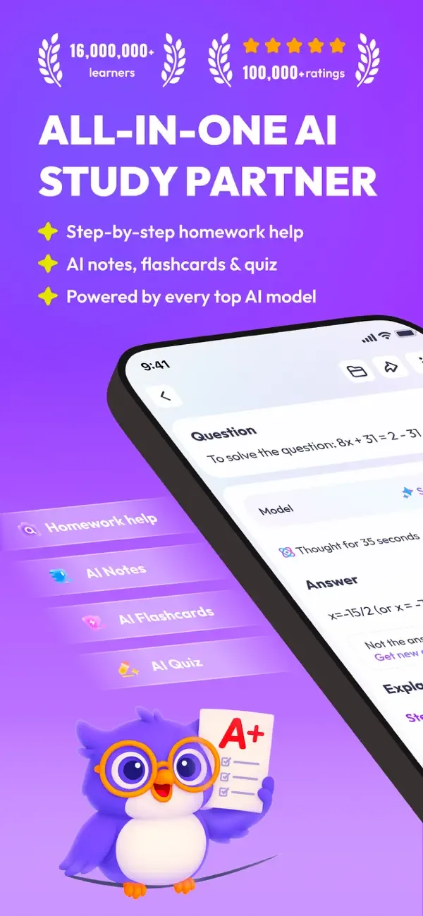 StudyX: AI Homework & Study screenshot 1