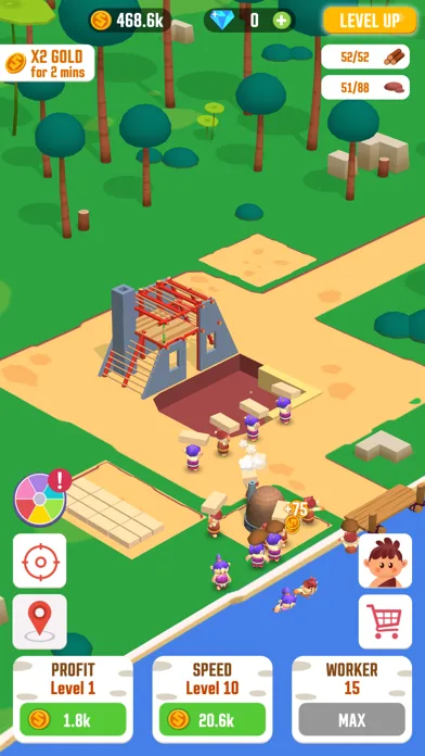 Idle Jungle: Survival Builder screenshot 2