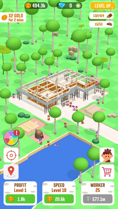 Idle Jungle: Survival Builder screenshot 4