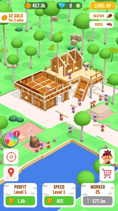 Idle Jungle: Survival Builder screenshot 5