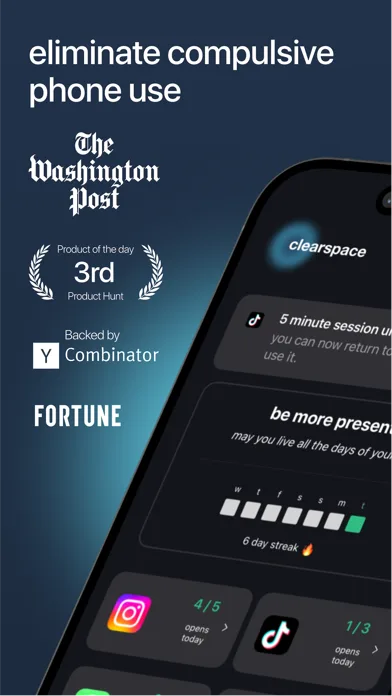 ClearSpace: Reduce Screen Time screenshot 1