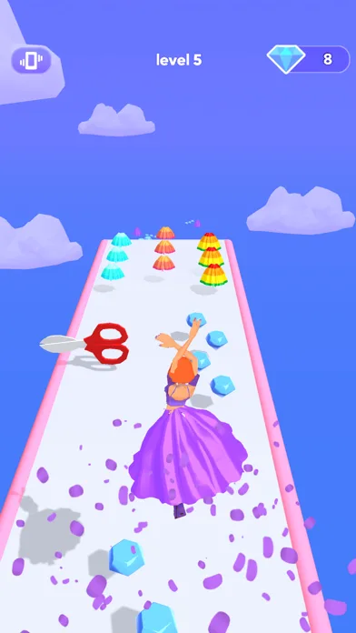 Hover Skirt: stack & dress up screenshot 1