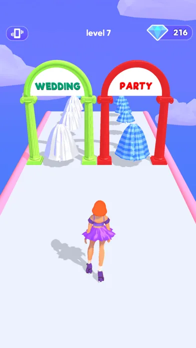 Hover Skirt: stack & dress up screenshot 2