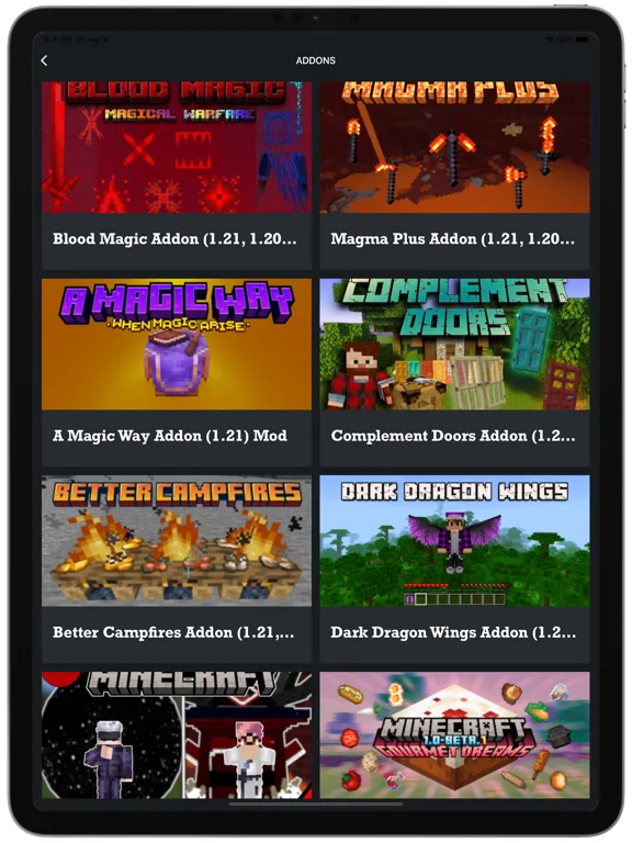 MCPE ADDONS FOR MINECRAFT PE + screenshot 5
