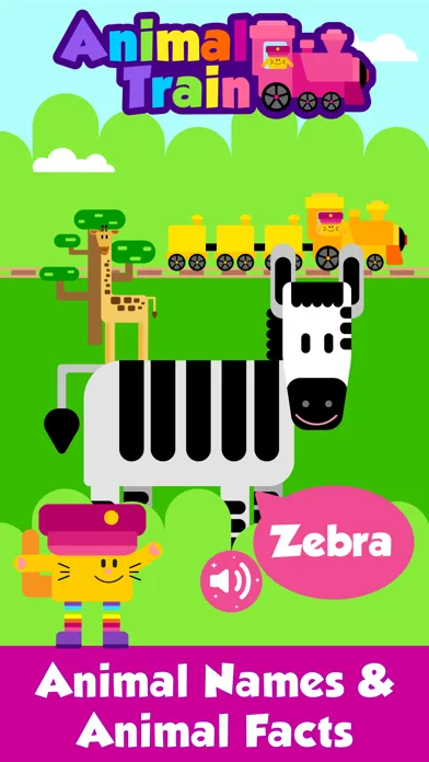 Animal Train - Learning Game screenshot 1