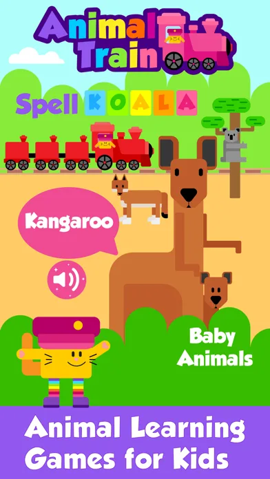 Animal Train - Learning Game screenshot 2