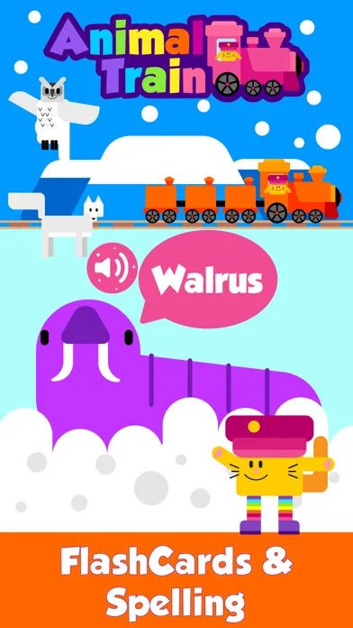 Animal Train - Learning Game screenshot 4