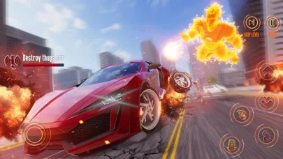 Flying Fire Captain Hero Game screenshot 2