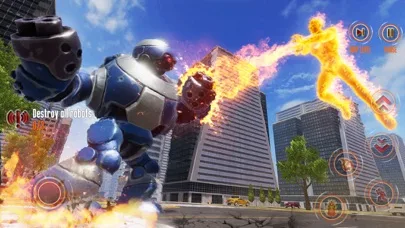 Flying Fire Captain Hero Game screenshot 4