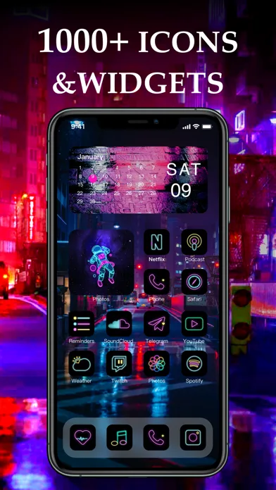 Themes: Fancy Widgets, Icons screenshot 4