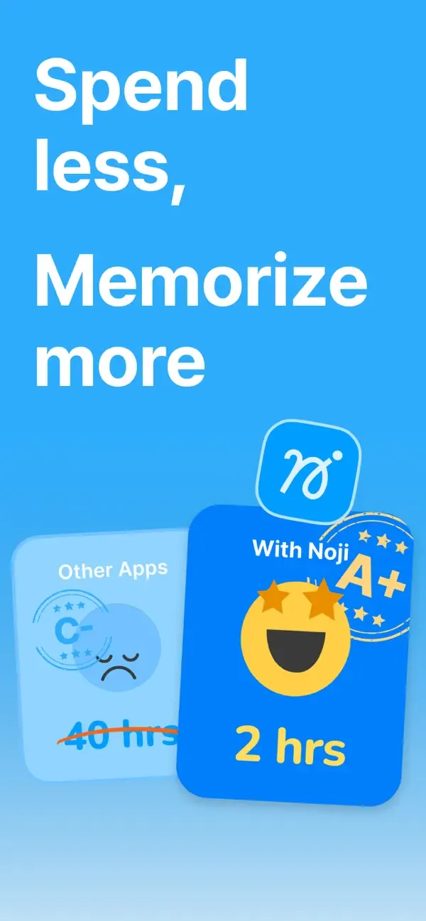 Noji - Flashcards & Vocabulary screenshot 1