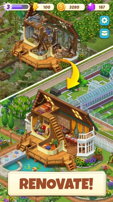 Merge Manor : Sunny House screenshot 1