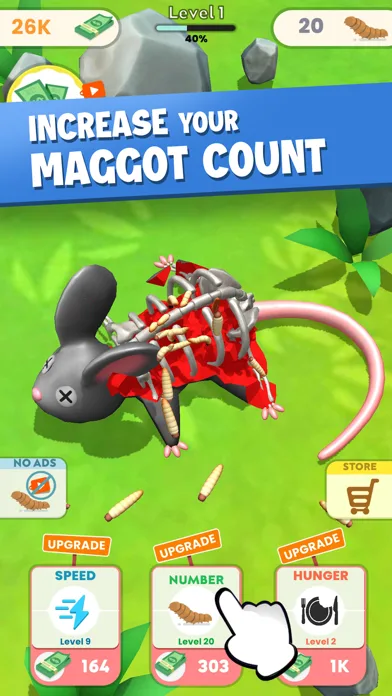 Idle Maggots - Simulator Game screenshot 2