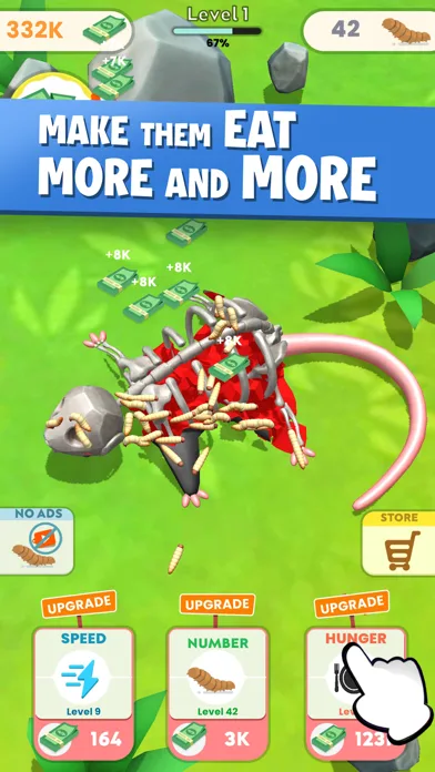 Idle Maggots - Simulator Game screenshot 3