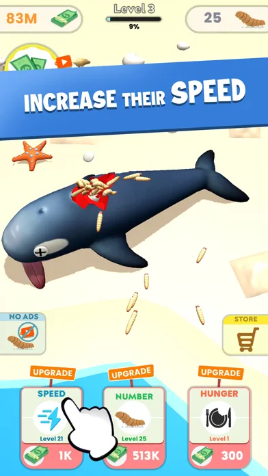 Idle Maggots - Simulator Game screenshot 4