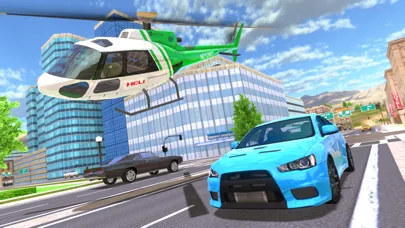 Helicopter Flying: Car Driving screenshot 2