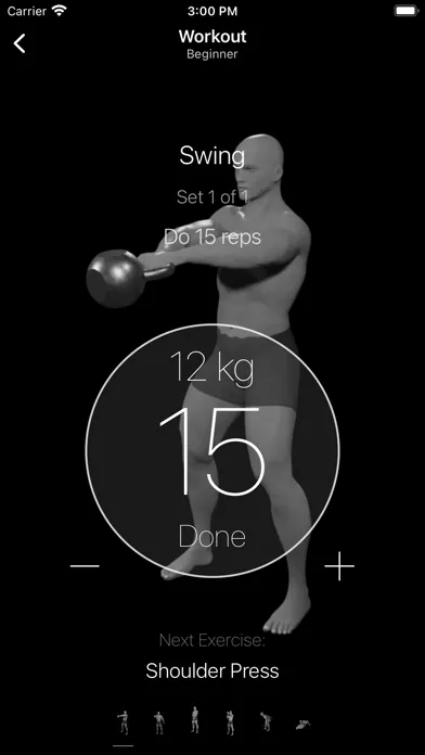 Kettlebell Home Workout screenshot 2