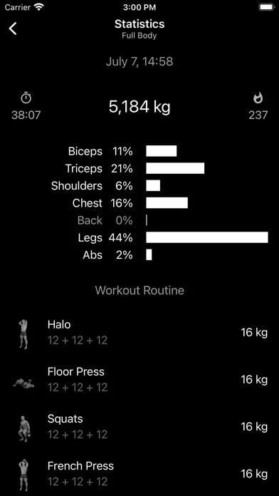 Kettlebell Home Workout screenshot 3