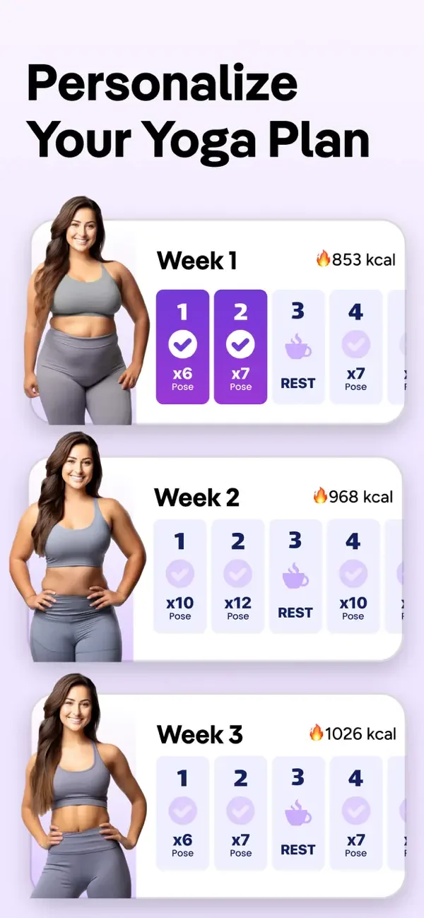 Yoga for Beginners, Pilates+ screenshot 2