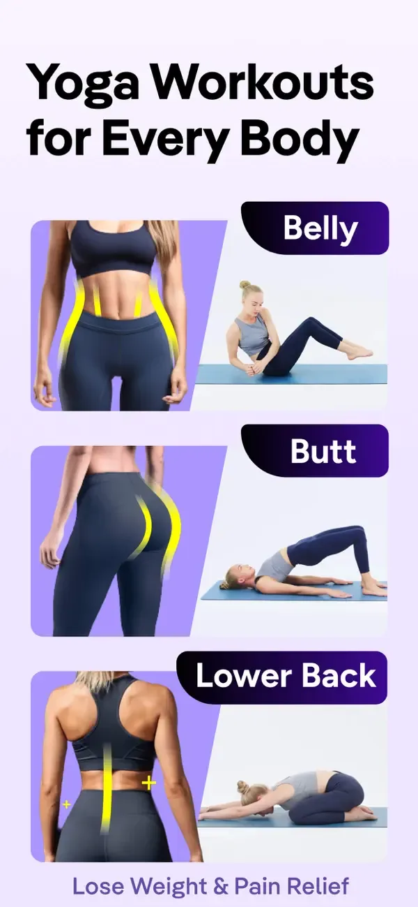 Yoga for Beginners, Pilates+ screenshot 3
