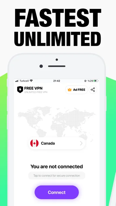 Free VPN: Fast Unlimited Proxy screenshot 3
