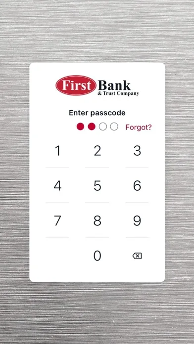 First Bank and Trust Company screenshot 2