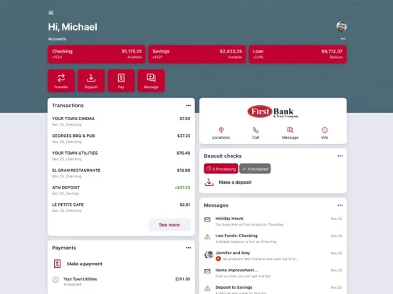 First Bank and Trust Company screenshot 5