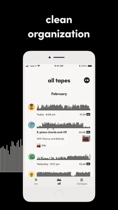 Tape It - Pro Audio Recorder screenshot 2