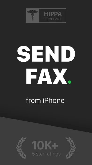 FAX from iPhone - Send Doc screenshot 1