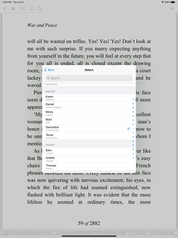 PDF Docs Voice Aloud Reader HD screenshot 5