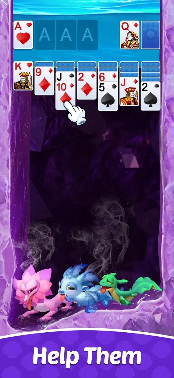 Solitaire Dragons screenshot 1