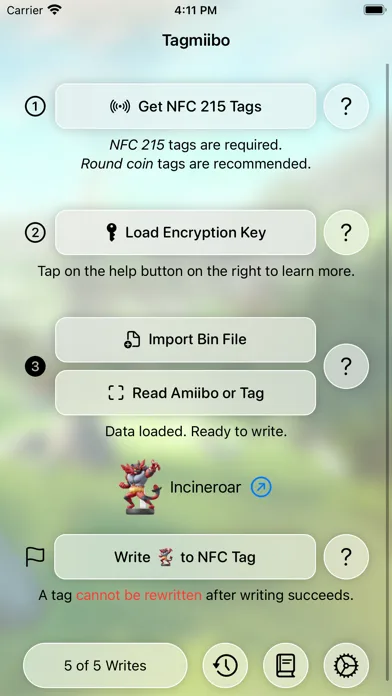 Tagmiibo: Write NFC Tags screenshot 1