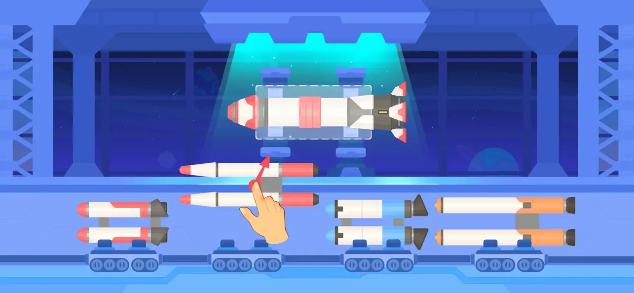 Dinosaur Rocket Games for kids screenshot 2