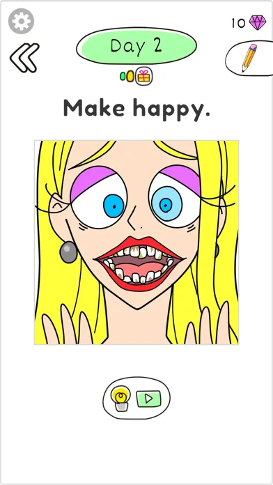 Draw Happy Beauty:Drawing Game screenshot 2