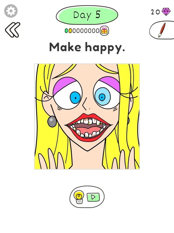 Draw Happy Beauty:Drawing Game screenshot 4