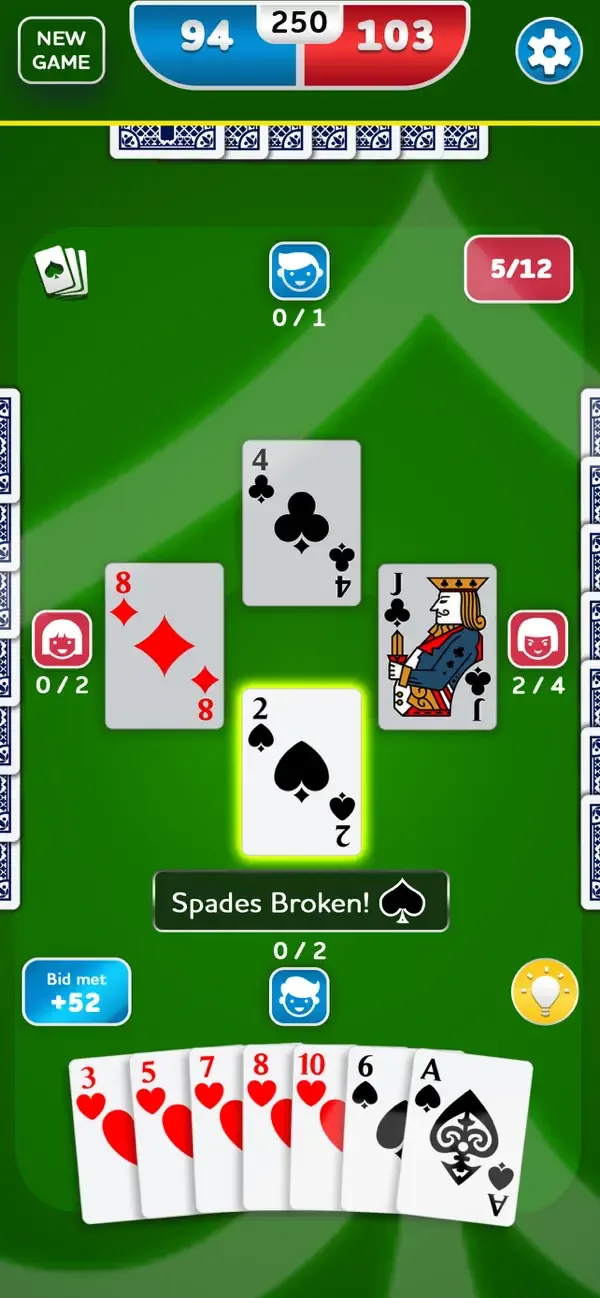 Spades - Cards Game screenshot 2