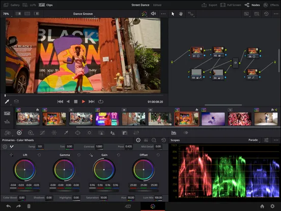 DaVinci Resolve for iPad screenshot 2