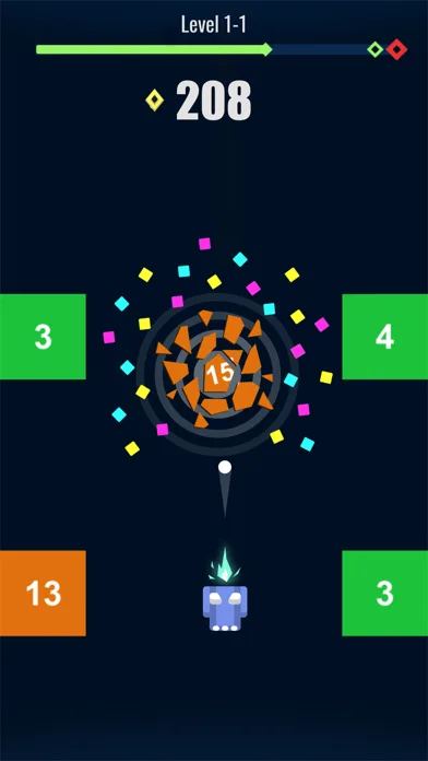 Fire Hero 2D: Space Shooter screenshot 1