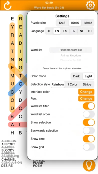 WordsSoup - Word Search Puzzle screenshot 2