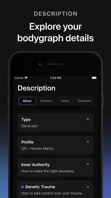 Human Design: HD Birth Chart screenshot 5
