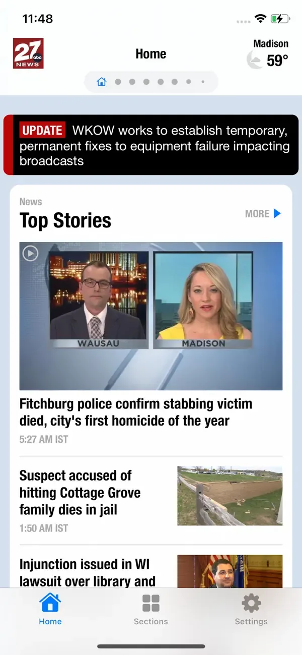 27 News NOW - WKOW screenshot 1