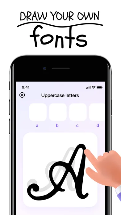 Font Maker: Cursive Keyboard screenshot 1