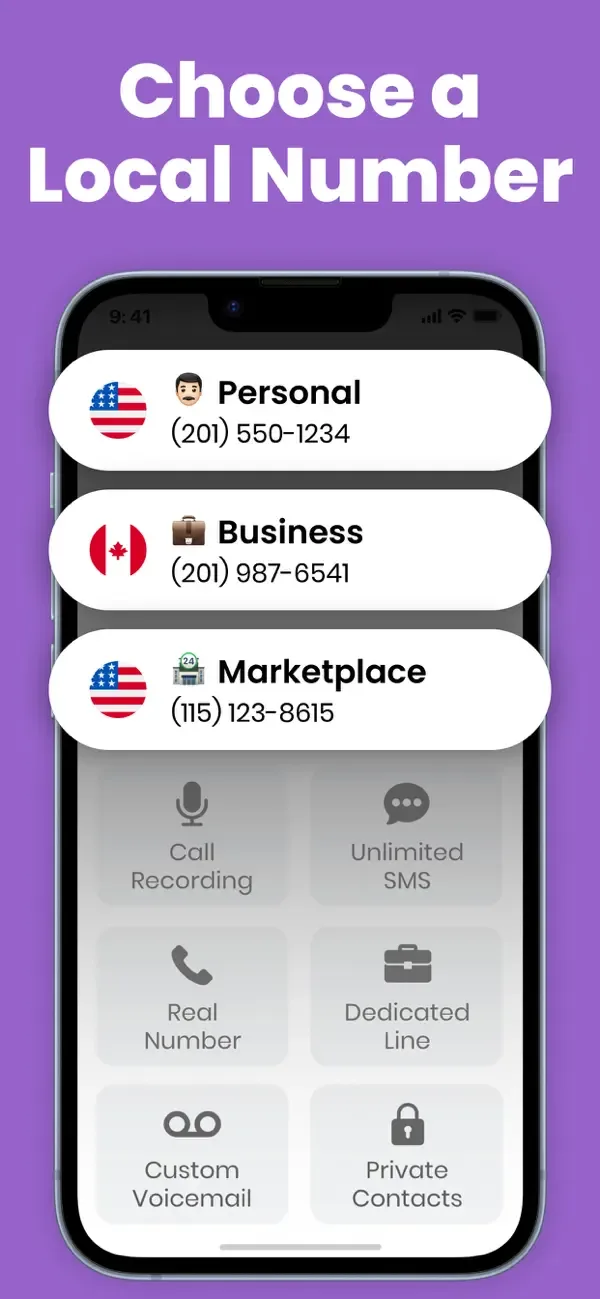 2nd Phone Number: BusinessLine screenshot 2
