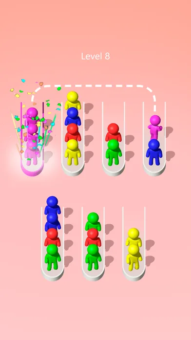 Crowd Sort: Color Sorting Game screenshot 5