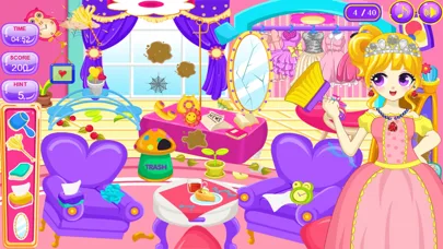 Princess Cleaning Rooms Game screenshot 1