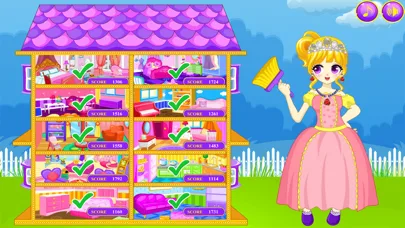 Princess Cleaning Rooms Game screenshot 4