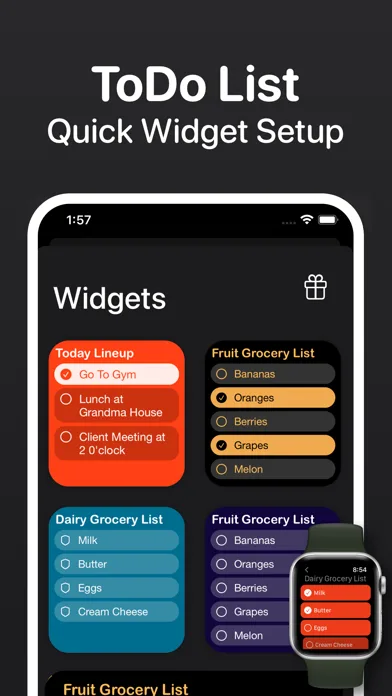 To Do List Widget - Simple screenshot 3