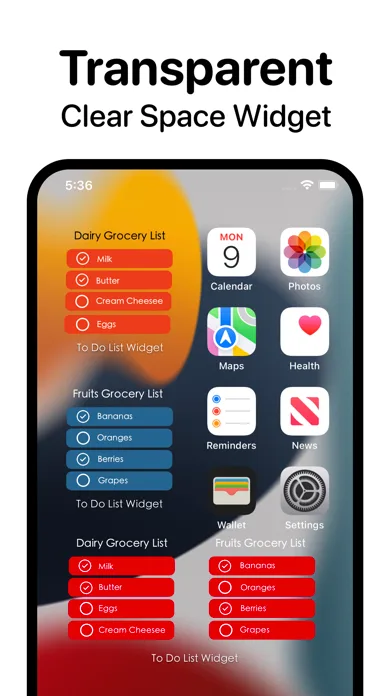 To Do List Widget - Simple screenshot 5